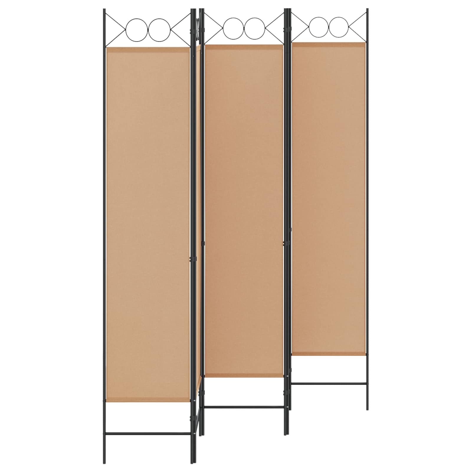 5-panel rumdeler Beige 200 x 200 cm Stof