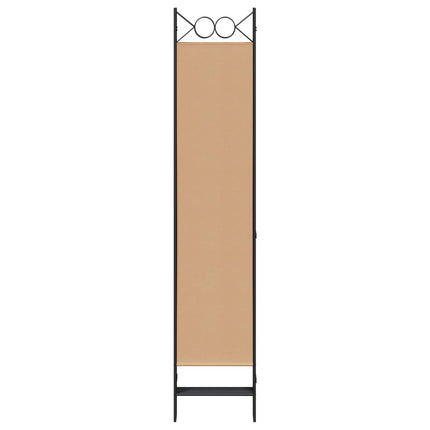6-Paneler Rumdeler Beige 240 x 200 cm Stof