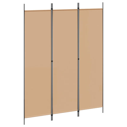 3-panel rumdeler Beige 150 x 200 cm Stof