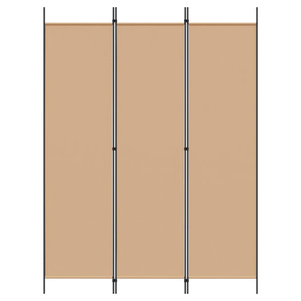 3-panel rumdeler Beige 150 x 200 cm Stof