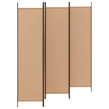 5-panel rumdeler Beige 250 x 200 cm Stof
