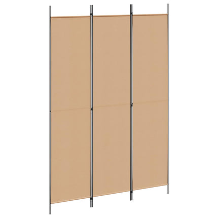 3-panel rumdeler Beige 150 x 220 cm Stof