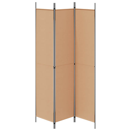 3-panel rumdeler Beige 150 x 220 cm Stof