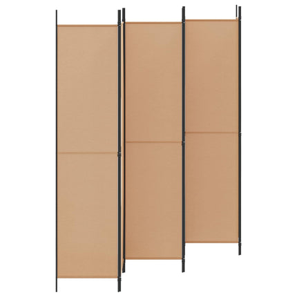 6-Paneler Rumdeler Beige 300 x 220 cm Stof