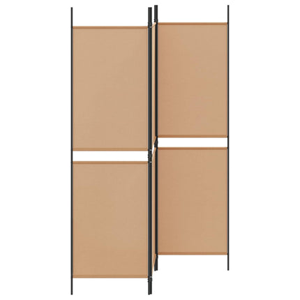 3-panel rumdeler Beige 150 x 180 cm Stof