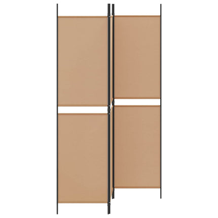 3-panel rumdeler Beige 150 x 200 cm Stof
