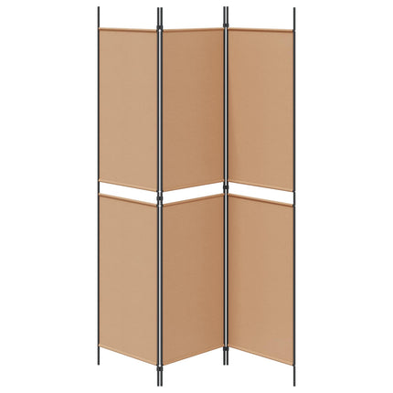3-panel rumdeler Beige 150 x 200 cm Stof