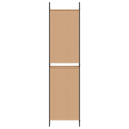 6-Paneler Rumdeler Beige 300 x 200 cm Stof