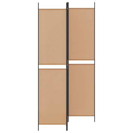 3-panel rumdeler Beige 150 x 220 cm Stof