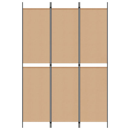 3-panel rumdeler Beige 150 x 220 cm Stof