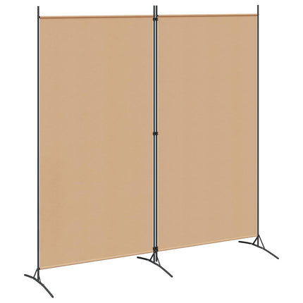 2-panels rumdeler Beige 175 x 180 cm Stof