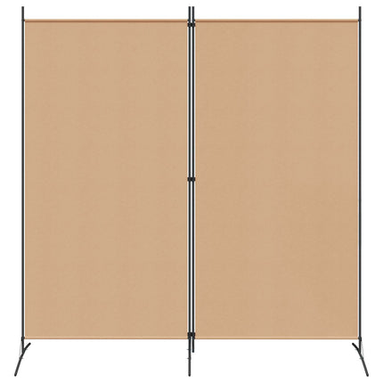 2-panels rumdeler Beige 175 x 180 cm Stof