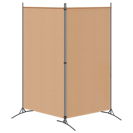 2-panels rumdeler Beige 175 x 180 cm Stof