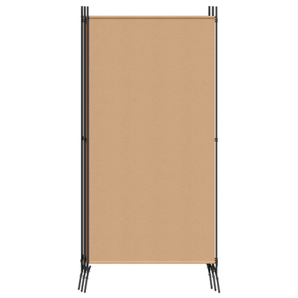 5-panel rumdeler Beige 433 x 180 cm Stof