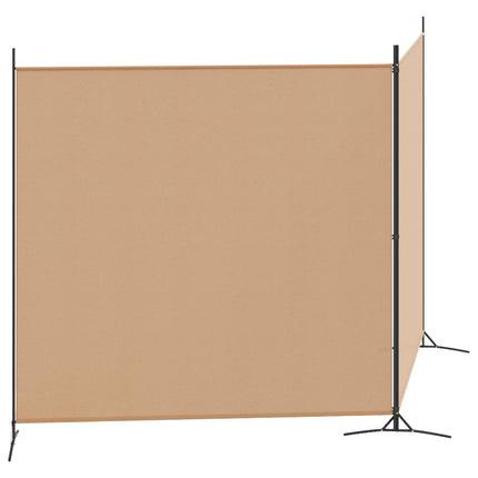 2-panels rumdeler Beige 348 x 180 cm Stof
