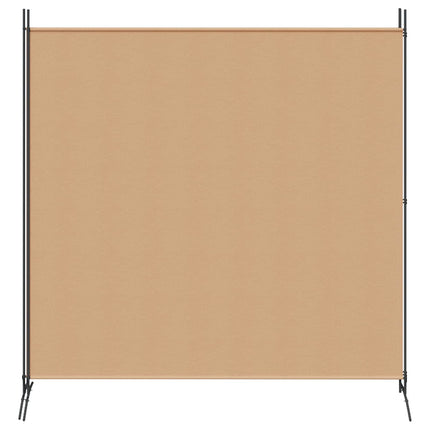 2-panels rumdeler Beige 348 x 180 cm Stof