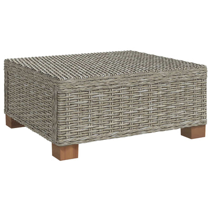 6 stk. Rattan Loungesæt med Puder GENDT Naturlig rattan