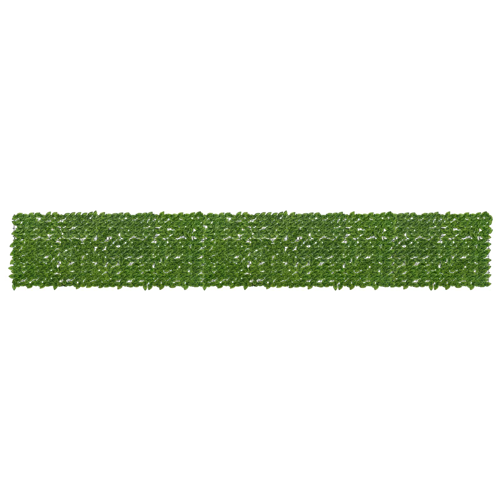 Altanscreen med blade Grøn og Gul 500 x 75 cm billede