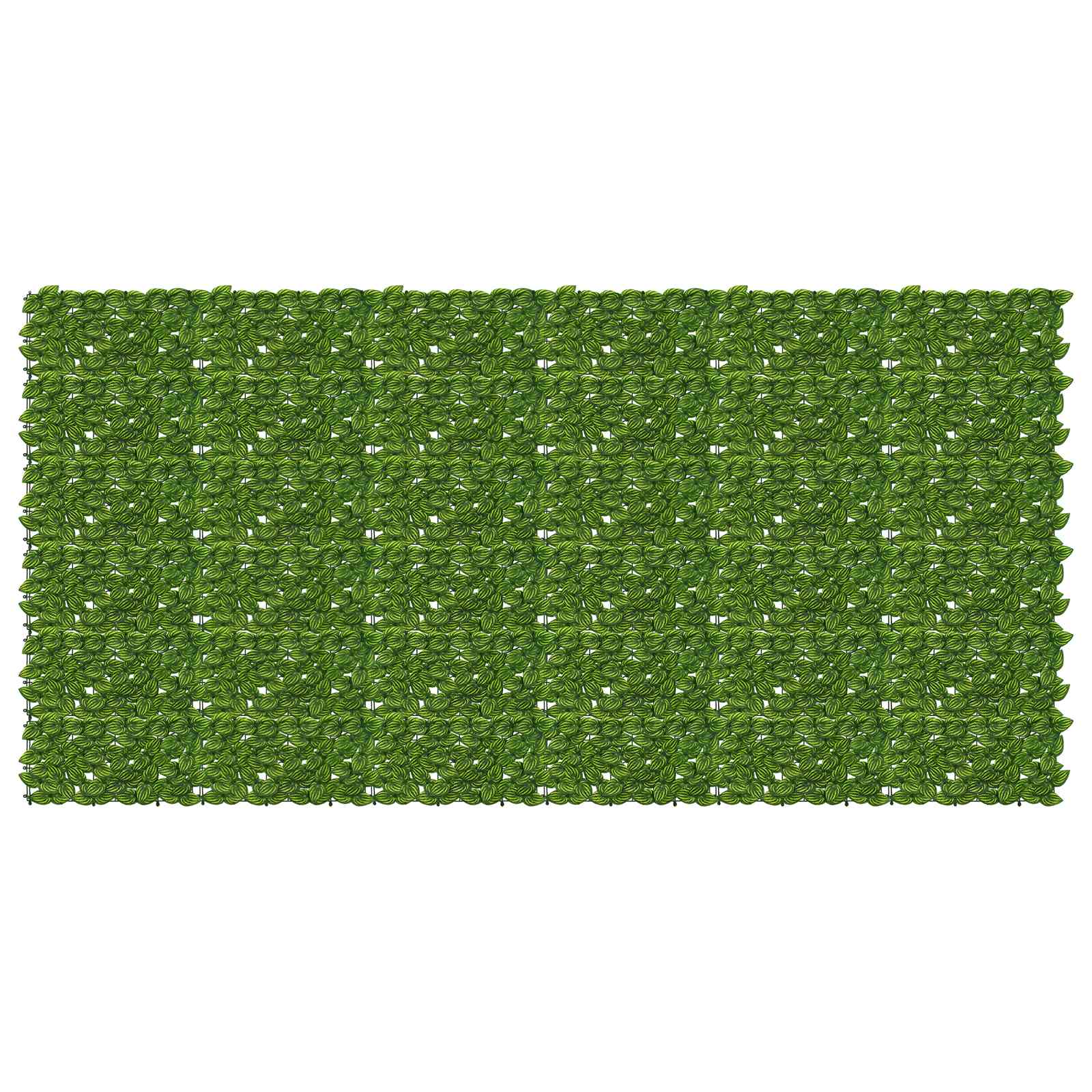 Altanscreen med blade Grøn og Gul 300 x 150 cm billede