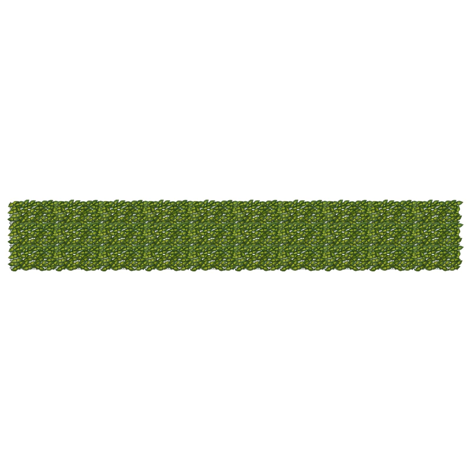 Altanscreen med blade Grøn og Gul 500 x 75 cm billede