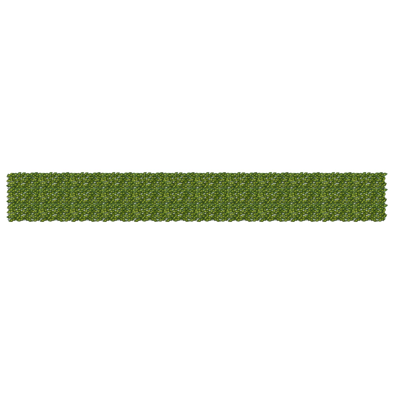 Altanscreen med blade Grøn og Gul 600 x 75 cm billede