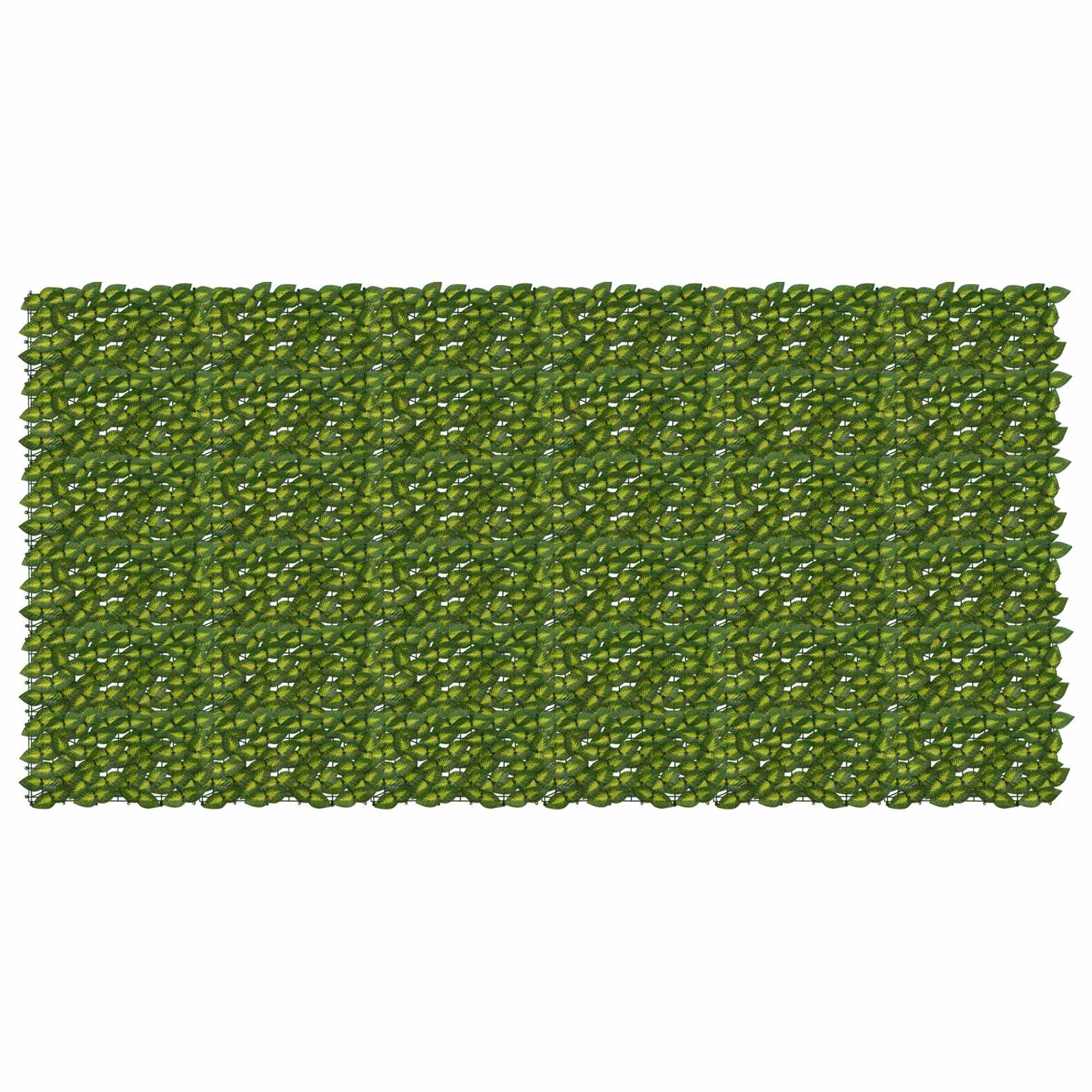 Altanscreen med blade Grøn og Gul 300 x 150 cm billede