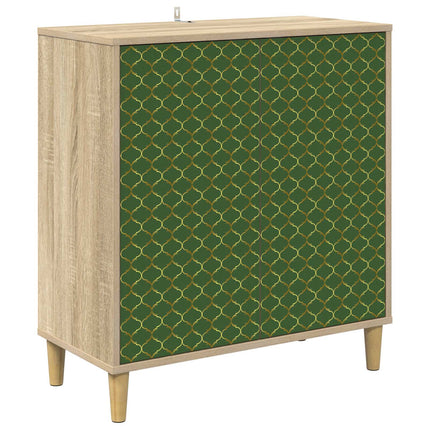 Sideboard GELEEN Sonoma-eg 69 x 33 x 75 cm Konstrueret træ