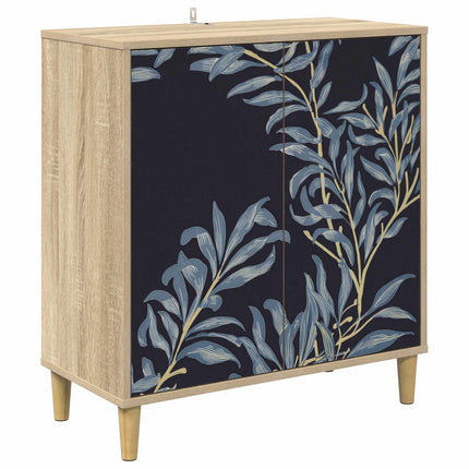 Sideboard DOKKUM Sonoma-eg 69 x 33 x 75 cm Konstrueret træ