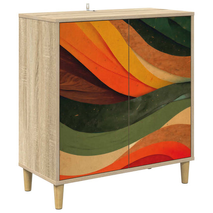 Sideboard BONN Sonoma-eg 69 x 33 x 75 cm Konstrueret træ