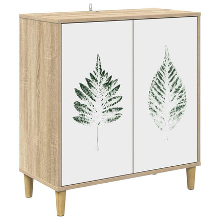 Sideboard HANAU Sonoma-eg 69 x 33 x 75 cm Konstrueret træ
