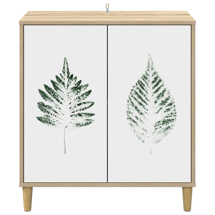 Sideboard HANAU Sonoma-eg 69 x 33 x 75 cm Konstrueret træ