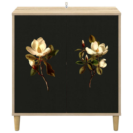 Sideboard BREMEN Sonoma-eg 69 x 33 x 75 cm Konstrueret træ