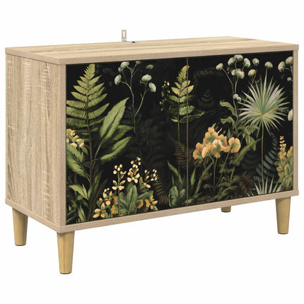 TV-skab RHENEN 69 x 33 x 50 cm Sonoma-eg Konstrueret træ