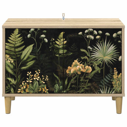 TV-skab RHENEN 69 x 33 x 50 cm Sonoma-eg Konstrueret træ