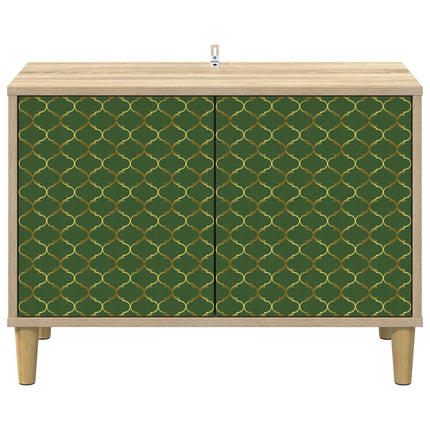 TV-skab GELEEN 69 x 33 x 50 cm Sonoma-eg Konstrueret træ