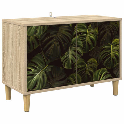 TV-skab ELBURG 69 x 33 x 50 cm Sonoma-eg Konstrueret træ