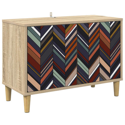 TV-skab OMMEN 69 x 33 x 50 cm Sonoma-eg Konstrueret træ