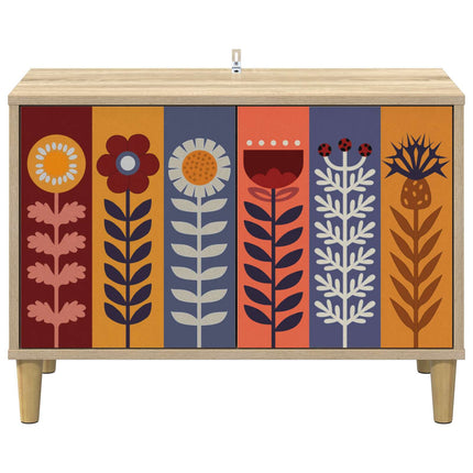 TV-skab ESSEN 69 x 33 x 50 cm Sonoma-eg Konstrueret træ