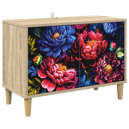 TV-skab KIEL 69 x 33 x 50 cm Sonoma-eg Konstrueret træ