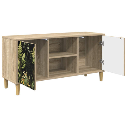 TV-skab RHENEN 102 x 33 x 50 cm Sonoma-eg Konstrueret træ