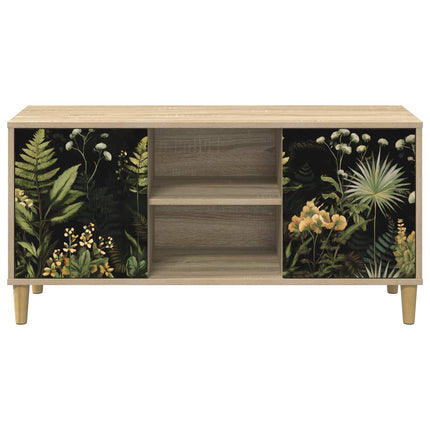 TV-skab RHENEN 102 x 33 x 50 cm Sonoma-eg Konstrueret træ