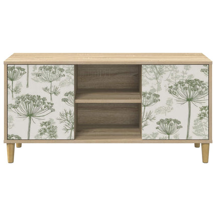 TV-skab GOTHA 102 x 33 x 50 cm Sonoma-eg Konstrueret træ