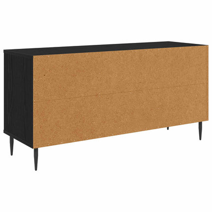 TV-skab WIJHE 102 x 33 x 51 cm Sort eg Konstrueret træ