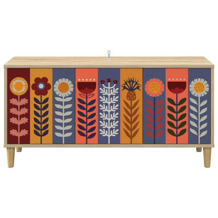 TV-skab ESSEN 102 x 33 x 50 cm Sonoma-eg Konstrueret træ