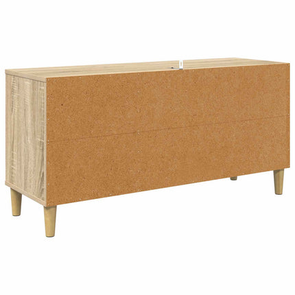 TV-skab AACHEN 102 x 33 x 50 cm Sonoma-eg Konstrueret træ