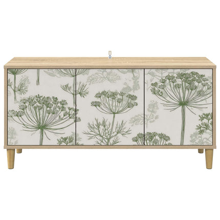 TV-skab GOTHA 102 x 33 x 50 cm Sonoma-eg Konstrueret træ