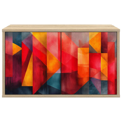 Væghængt TV Skab HEESCH 69 x 33 x 40 cm Sonoma-eg