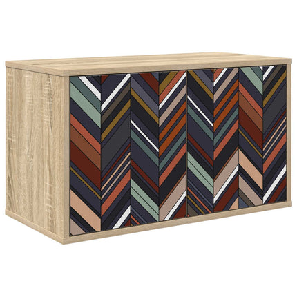 Væghængt TV Skab OMMEN 69 x 33 x 40 cm Sonoma-eg