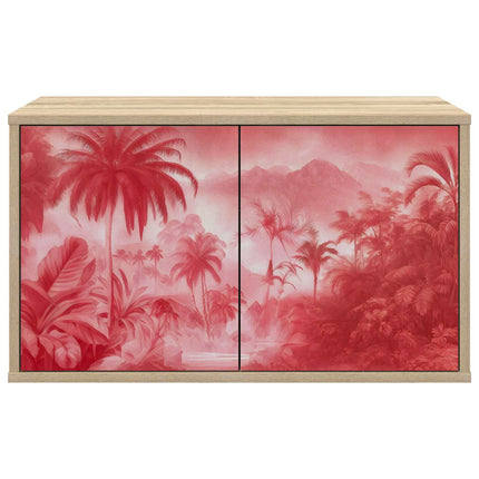 Væghængt TV Skab AACHEN 69 x 33 x 40 cm Sonoma-eg
