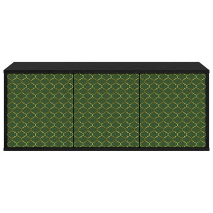 Væghængt TV Skab GELEEN 102 x 33 x 40 cm Sort eg